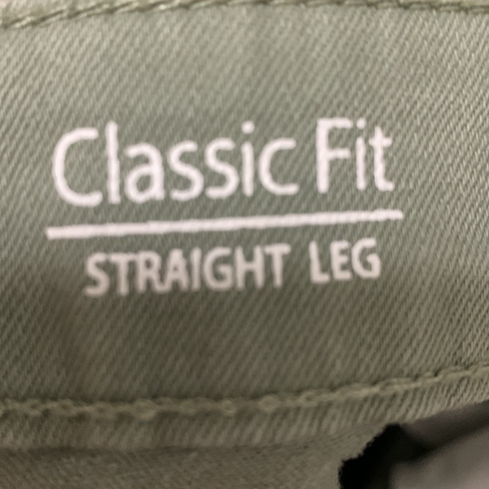 3/$15 Croft & Barrow cotton size 14 short straight leg pants - Picture 5 of 5